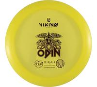 Viking Discs Odin Storm Plastic | Distance Driver | Advanced Disc Golf Driver [Stamp Color & Color Shade May Vary] (173-176g, Yellow)