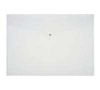 Viking Document Wallet A3 Press Stud PP (Polypropylene) Landscape 32 (W) x 45.6 (H) cm Transparent Pack of 5