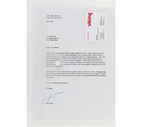 Viking Document Wallet A4 Press Stud PP (Polypropylene) Portrait and Landscape 23.5 (W) x 33.5 (H) cm Transparent Pack of 5