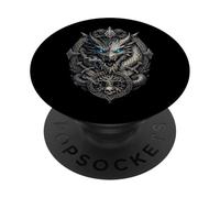 Viking Dragon Jormungandr & Niddhogg Vikings Dragon PopSockets Adhesive PopGrip