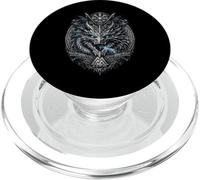 Viking Dragon Jormungandr & Niddhogg Vikings Dragon PopSockets PopGrip for MagSafe