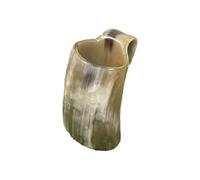 Vikĩng Drinking Horn Mug - Set of 4 Handmade Ceremonial Horn Cups, Ancient Style Drinkware | Meäd Vodka Whisky Mug Set with Stand Medieval Baŕware Gift Uñique Pateńted Design Iděal Gïft