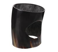 Viking Drinking Horn Stand, Goblet Holder Base and Reenactment Events | Antique Rustic Finish, Low Balance Point, Stable Upright Support, Easy Maintenance, Distinctive Patterns, Handpolished Edges