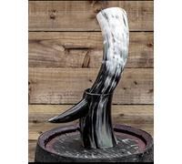 Viking Drinking Horn with stand - Medieval Inspired Beer Drinking Mug