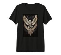 Viking Eagle Vedrfölnir Viking Runes Valhalla Celtic Premium T-Shirt