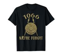 Viking England History Naefre Forgyt 1066 Never Forget Funny T-Shirt