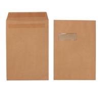 Viking Envelopes Window C4 324 (W) x 229 (H) mm Self Seal Brown 90 gsm Pack of 250