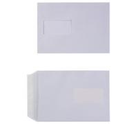 Viking Envelopes Window C5 229 (W) x 162 (H) mm Peel and Seal White 90 gsm Pack of 500