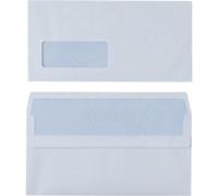 Viking Envelopes with Window DL 220 (W) x 110 (H) mm Self-adhesive Self Seal White 80 gsm Pack of 1000