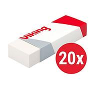 Viking Eraser White Pack of 20