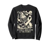 Viking Fight Lung Cancer - Norse Every Breath A Victory Sweatshirt