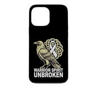 Viking Fight Lung Cancer - Norse Warrior Spirit Unbroken Case for iPhone 13 Pro Max