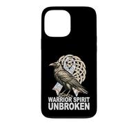 Viking Fight Lung Cancer - Warrior Spirit Unbroken Case for iPhone 13 Pro Max