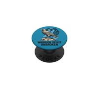 Viking Fight Prostate Cancer - Warrior Spirit Unbroken PopSockets Adhesive PopGrip