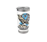 Viking Fight Prostate Cancer - Warrior Spirit Unbroken Stainless Steel Insulated Tumbler