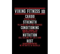 Viking fitness 101: Dot Grid Jounal ToDo Exercise Book or Diary 6" x 9" (15.24 x 22.86 cm) 120 pages