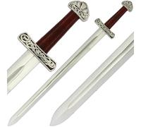 Viking Foam Sword 96cm Medieval Norse Cosplay Prop Safe LARP Replica Weapon, Lightweight Viking Age Costume Sword for Halloween, Reenactment & Display