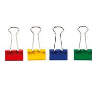 Viking Foldback Clips 19mm Assorted Pack of 50