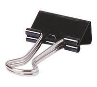 Viking Foldback Clips 19mm Black Pack of 12