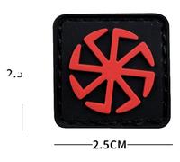Viking Glow-in-The-Dark 3D Morale Patch Holy Triangle Symbol PVC Hook & Loop Patch