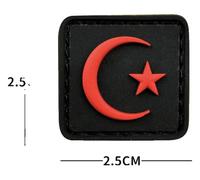 Viking Glow-in-The-Dark 3D Morale Patch Holy Triangle Symbol PVC Hook & Loop Patch