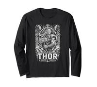 Viking God Thor Hammer of Thunder Norse Lightning Power Long Sleeve T-Shirt