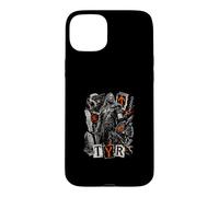 Viking God TYR Battle Warrior Wolves Runes Case for iPhone 15 Plus