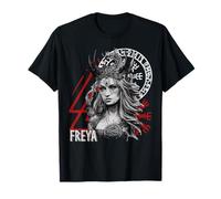 Viking Goddess Freya Scandinavian Warrior Shieldmaiden T-Shirt