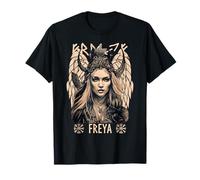 Viking Goddess Freya Shieldmaiden Celtic Mythology T-Shirt