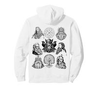 Viking Gods collection Odin Heimdall Frey Tyr Njord Ullr Pullover Hoodie