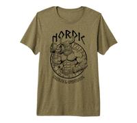 Viking Gym Warrior Nordic Strength & Conditioning Fitness Premium T-Shirt