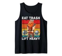 Viking Gym Weight Training Eat Trash Lift Heavy Tank Top