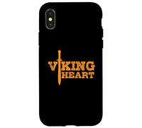 Viking Heart Viking Sword Case for iPhone X/XS