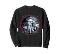 Viking Hel Goddess Half Skull Norse Mythology Sweatshirt