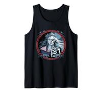 Viking Hel Goddess Half Skull Norse Mythology Tank Top