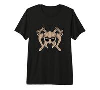 Viking Helmet and Futhark Premium T-Shirt