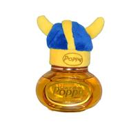Viking Helmet Soft Fabric Poppy Air Freshener Decorative Helmet for Bottle Lid in Sweden or Norway Countries (Height Approx. 7.8 cm) (Blue/Yellow (Sweden))