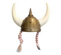 Viking helmet with braids for adults