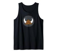 Viking Horns Scandinavian Swedish Norwegian Helmet Tank Top