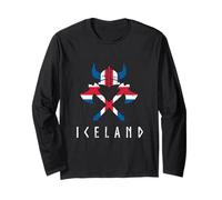 Viking Iceland Icelandic Warrior Long Sleeve T-Shirt