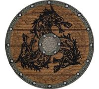 Viking Iron on Shield Patches - Dragon Tactical Morale Patches for Men/Women | 75x75 mm