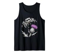 Viking Jumping Spider with Scottish Thistle Art Tank Top