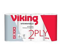 Viking Kitchen Roll 2 Ply 1191864 4 Pieces of 50 Sheets