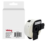Viking Label Roll Compatible Brother DK-11201 WB-BRRLD11201-WT Adhesive Black on White 29 x 85 mm Thermal 400 Labels