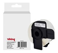 Viking Label Roll Compatible Brother DK-11208 WB-BRRLD11208-WT Adhesive Black on White 38 x 65 mm Thermal 400 Labels