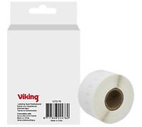 Viking Label Roll Compatible DYMO 1983172 WB-DMRL99012-WT Adhesive Black on White 36 x 45 mm Thermal 260 Labels
