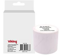 Viking Label Roll Compatible DYMO S0722480 WB-DMRL99019-WT Adhesive Black on White 59 x 70 mm Thermal 110 Labels