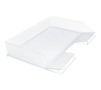 Viking Landscape Letter Tray PS (Polystyrene) Stackable A4+ Transparent