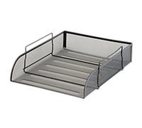 Viking Letter Tray Metal Stackable A4 Black