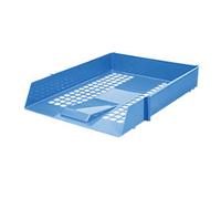 Viking Letter Tray Plastic Stackable A4 Blue